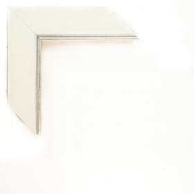 200/5554 BLANCO LISO FILO PLATA